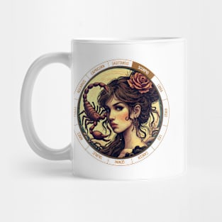 ZODIAC Scorpio - Astrological SCORPIO - SCORPIO - ZODIAC sign - Van Gogh style - 10 Mug